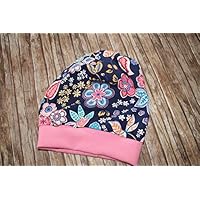 Sommermütze Kinder Mütze Beanie Paisley Blumen Kids Mädchen Frühjahr Übergangsmütze