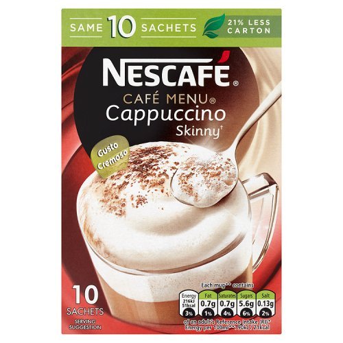 Preisvergleich Produktbild Nescafe Cappuccino Skinny 10 Sachets 180G
