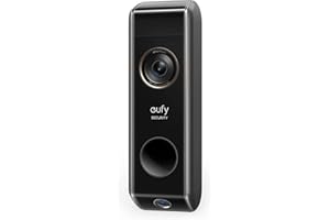 eufy Security Video Doorbell S330 Dual Camera (z baterią), dodatkowa kamera, dzwonek do drzwi zasilany akumulatorem, czujnik ruchu, rozpoznawanie paczek, 2K HD, bezpłatne użytkowanie