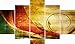 Go Hooked Multiple Frames Designer Printed Wall Décor - 5 Frames / Wall Decor / Home Decor Print RS.999.00