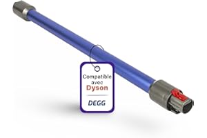 DEGG Tube Télescopique Compatible avec Aspirateurs Dyson V7, V8, V10, V11 et V15, Tube d’extension 32mm, Tube d’aspiration Pièces de Rechange, Accessoires d’aspirateur - Couleur: Bleu