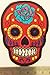 Produktbild Mexiko Sugar Skull Dia de Los Muertos Rockabilly Tattoo Rosen Aufnher Aufbgler Patch, mehrfarbig