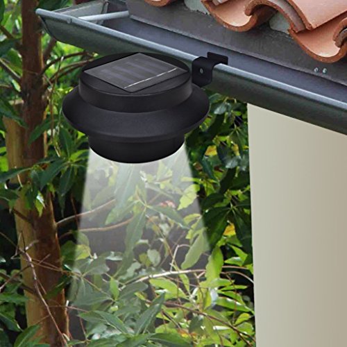 vidaXL 6x Solarlampe Gartenlampe Außenlampe Solarleuchte Zaun Wandleuchte Wandlampe - 2