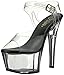 Produktbild Pleaser Damen ASPIRE-608 Offene Sandalen, Transparent Blk/CLR, 44 EU