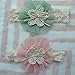 Etosell Kids Baby Gauze Flowers Headband Lace Bow Hair Wear Hairband Ribbon Pink