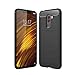 Produktbild Hunpta@ für Xiaomi pocophone F1 Slim Fiber Carbon Silikon Robuste Hülle (schwarz)