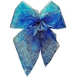 Sehr große Schleife blau ca. 50 x 65 cm