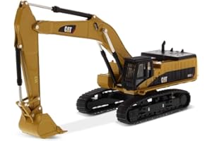 Diecast Masters 85694 Caterpillar - Excavadora de Cadena 385C, con Detalles en Caja de Ventana, Escala 1:64, Aprox. 22 x 7 x 10,1 cm, a Partir de 8 años, para coleccionistas y como Regalo