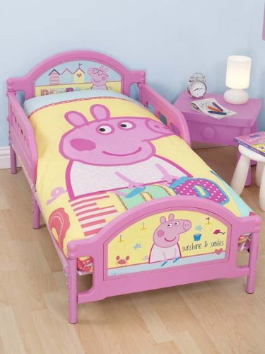peppa pig Seaside Toddler Bed, Pink