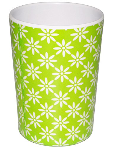 “ Blumen & Blüten Muster – BUNT “ – 3 in 1 – Trinkbecher / Zahnputzbecher / Malbecher – Becher – 350 ml – Trinkglas aus Kunststoff Plastik Melamin – für Erwachsene & Kinder – Dekor / Grill – buntes Vintage – Campingbecher / Campinggeschirr – Plastikgeschirr mehrweg Camping Set / Plastikbecher – Kunststoffbecher bunt – Melaminbecher – Geschirr - 7