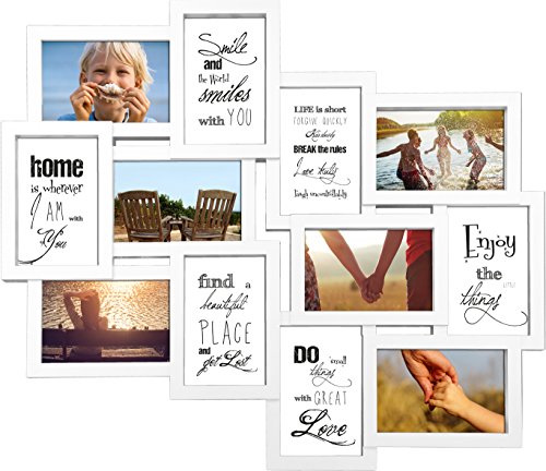 empireposter 739681 Helsinki Collage Multishot Bilderrahmen Kunststoff-Rahmen Fotorahmen 12 Fotos 10x15