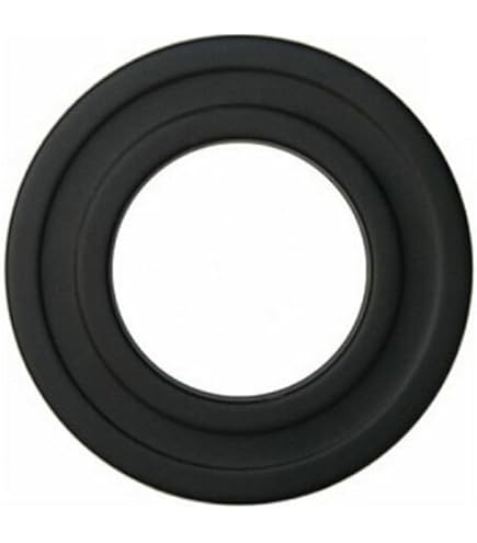 Rosone Circolare ALLINOX Per Stufa A Legna - Coprimuro In Acciaio Nero, Diametro 150 Mm