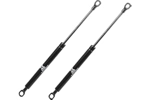 X AUTOHAUX Resorte de Gas Amortiguador Puerta Cocina 2uds 12pulgadas 24Lbs/107N Negro Coche Elevación Soportes Puntales Gas Resorte