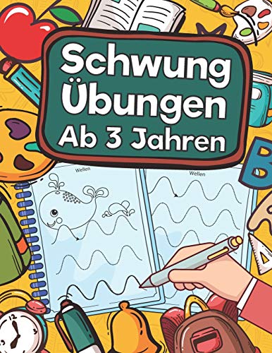 Schwungübungen Ab 3 Jahren: Übungsheft Mit Schwungübungen Zur Erhöhung Der Konzentration, Augen- Schwungübungen Ab 3 Jahren: Übungsheft Mit Schwungübungen Zur Erhöhung Der Konzentration, Augen-