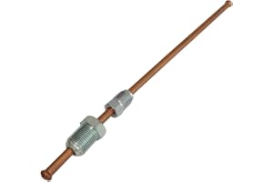 Aerzetix: Bremsleitung Schlauch aus Kupfer 20 cm Ø 4,76 mm mit Anschlüssen M12x1/M10x1 C42640