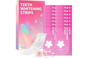 WAYMAYTECY 14 Paia di Strisce Sbiancanti,Strisce Sbiancanti Denti Sbiancante Denti,Per un Sorriso Luminoso e Naturale,Ideale per Uso Quotidiano,Elimina Tache Ostinate di Caffè, Vino e Tabacco (laser)