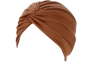 YONKOUNY Gorra Beanie De Tela Mujer Turbante para Cabeza Sombrero Indio Turbante Gorro Oncológico para Quimio Cáncer Pérdida de Pelo Cabello Gorro de Dormir