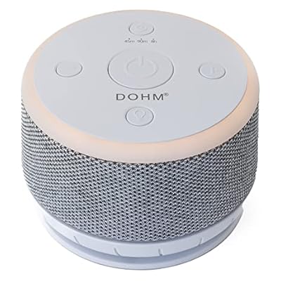Yogasleep Dohm Nova White Noise Sound Machine. Includes Night Light, Timer, 10 Fan Speeds For Louder Noise Blocking. Noise Canceling For Office Privacy & Concentration, Better Sleep For Baby & Adults.