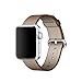 Produktbild Apple Watch Armband Pinhen Neueste Fine Woven Nylon Gurt Ersatz Handgelenk Uhrband Uhrenarmband Erstatzband Uhren-Armband für Apple Watch Series 2 und Series 1 (38MM Coffee)
