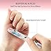 Shinail Professional Luxury Crystal Glass Finger Nail File and Buffer for Manicure with Leather Protective Case , Great Gift for Women & Girls, Mother's Day