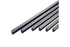 Qrity 10 Pezzi Lega di Alluminio Maniglia per Mobile Maniglia per Armadio Tiranti del Guardaroba Distanza Fori 256 mm, Nero