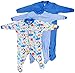 Baby Grow Full Body Suit Romper Set of 3 For Boy (Color & Print May Vary, 9-12M) RS.699.00