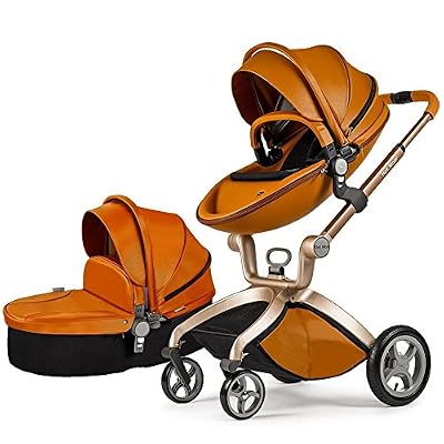 Hot Mom Poussette combinée 2017 Fashion ,Brun