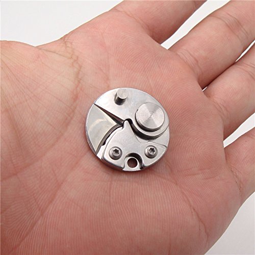 SHUCV Mini Cuchilla multifunción Exterior Navaja Llavero Conectado, Retire y Expresar el edc Navaja Navaja,F8 Monedas