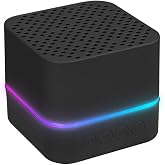 Mikado MD-18BT Black DC 5V/USB LED Light Rechargeable Speaker Speaker with Bluetooth with TF Card