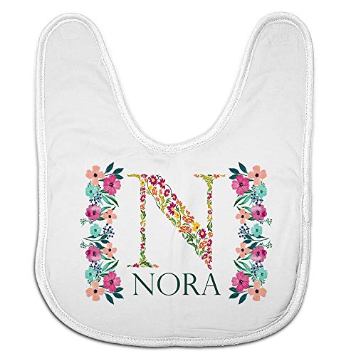 Lolapix Bavoir Souple Bebe Personnalisé au Prénom ou Texte. Cadeaux Nouveau-Né. Divers Modèles. Fleurs