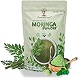 Organic Moringa Leaf Powder 227gm - Natural Superfood for Energy & Wellness | Boost Immunity & Detox | Pure & Nutrient-Rich | Vegan & Gluten-Free | Organic Quality Moringa Powder