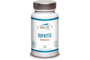 DOG FIT by PreThis® White Dental Plus | Détartrant pour Chiens | Nettoyage et Soins dentaires 100% Naturel sans additifs