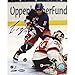 Produktbild NHL New York Rangers Scott Gomez Autogramme Shot vs. Devils Foto, 6 x 20