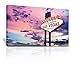 Price comparison product image Las Vegas Sign Framed Canvas Print - C127