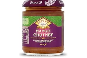 Patak's - Chutney de mangue - moyennement épicé - lot de 2 pots de 340 g
