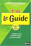 Image de Mathématiques 1e ES : Le Guide programme 2001