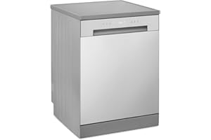 LG DF030FL - Lavavajillas 60 cm, 13 cubiertos, cuba de acero, Serie 100, Eficiencia E, Inox Antihuellas