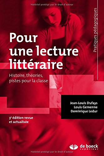 Book's Cover ofPour une lecture littéraire histoire théories pistes pour la classe