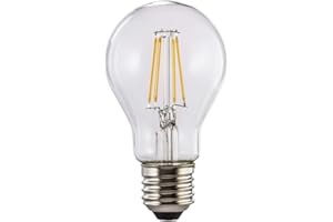‎HAMA Hama E27 Wi-Fi LED-Lampe, Filament, 7W (ohne Hub, dimmbar, Alexa/Google Home/App, 2,4GHz, 2700K, warmweiß, Retro Glühbirne) Echo/Echo Dot/Echo Spot/Echo Plus/Echo Show kompatibel, 1 Stück (1er Pack)