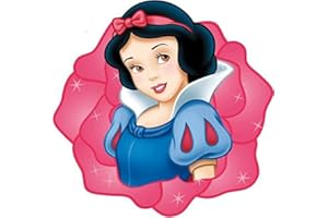 PARTYLANDIA Cialda In Ostia Biancaneve Disney Torta Decorazioni Feste Dischi Commestibile