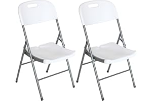 GH91 GARDEN HOUSE GARAGE 91 Pack 2 Sillas Plegables con Asa 47x58x87cm GH91