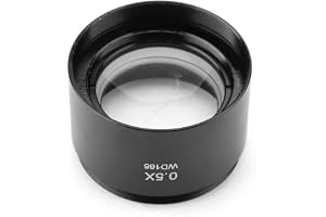 Mikroskop Objektiv Lins Barlow Lins 5x, 0.5x Barlow 0.5x Objektiv Mikroskop Hjälpobjektiv Lins Barlow Lins Extra Stereo Videomikroskop för Industrin Av 48 Mm
