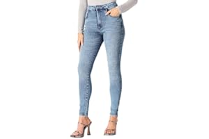 JMOJO Jeans For Women UK - High Waisted Skinny Fit Jeggings for Women UK - Skinny Jeans Women High Rise Womens Jeans with 5 Pocket Design & Belt Loops - Stretch Trousers Women Denim Soft Pant - Ladies Jeans