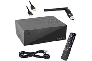 VU+ Zero 4K 1x DVB-S2X Multistream Tuner Linux SAT Receiver CI Set-Top-Box UHD 2160p + PremiumX Wi-Fi Stick Mega 150Mbit/s