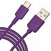 Produktbild LeEco Le 2 Pro X25 (5.5") - 3M USB 2.0 Reversible Stecker v3.1 Typ-C Data Sync Ladekabel (Lila) von S-Tech Automotive