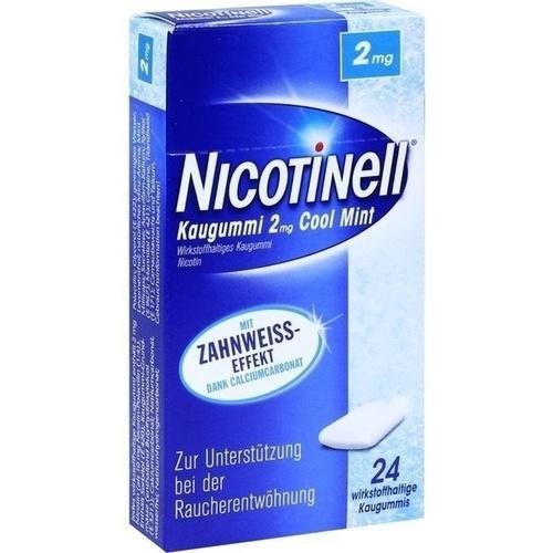 Preisvergleich Produktbild Nicotinell 2 mg Cool Mint Kaugummis, 24 St.