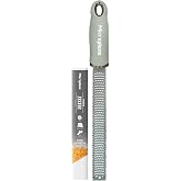 Microplane Premium Classic Grater Sage Manual Graters and Cutters, Stainless Steel Plastic, Multicoloured, Single