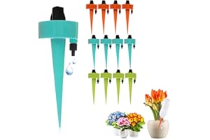Cherioll Lot de 12 systèmes d'arrosage Automatique pour Plantes en Pot, arrosage des Fleurs, système d'arrosage réglable pour Fleurs ou légumes