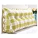 Produktbild fzw Jute Rückenkissen Tatami Sofa großes Kissen (Farbe : Green, größe : 150cm)