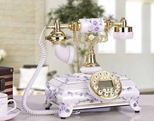 European-style garden antique telephones / landline-Purple version , purple